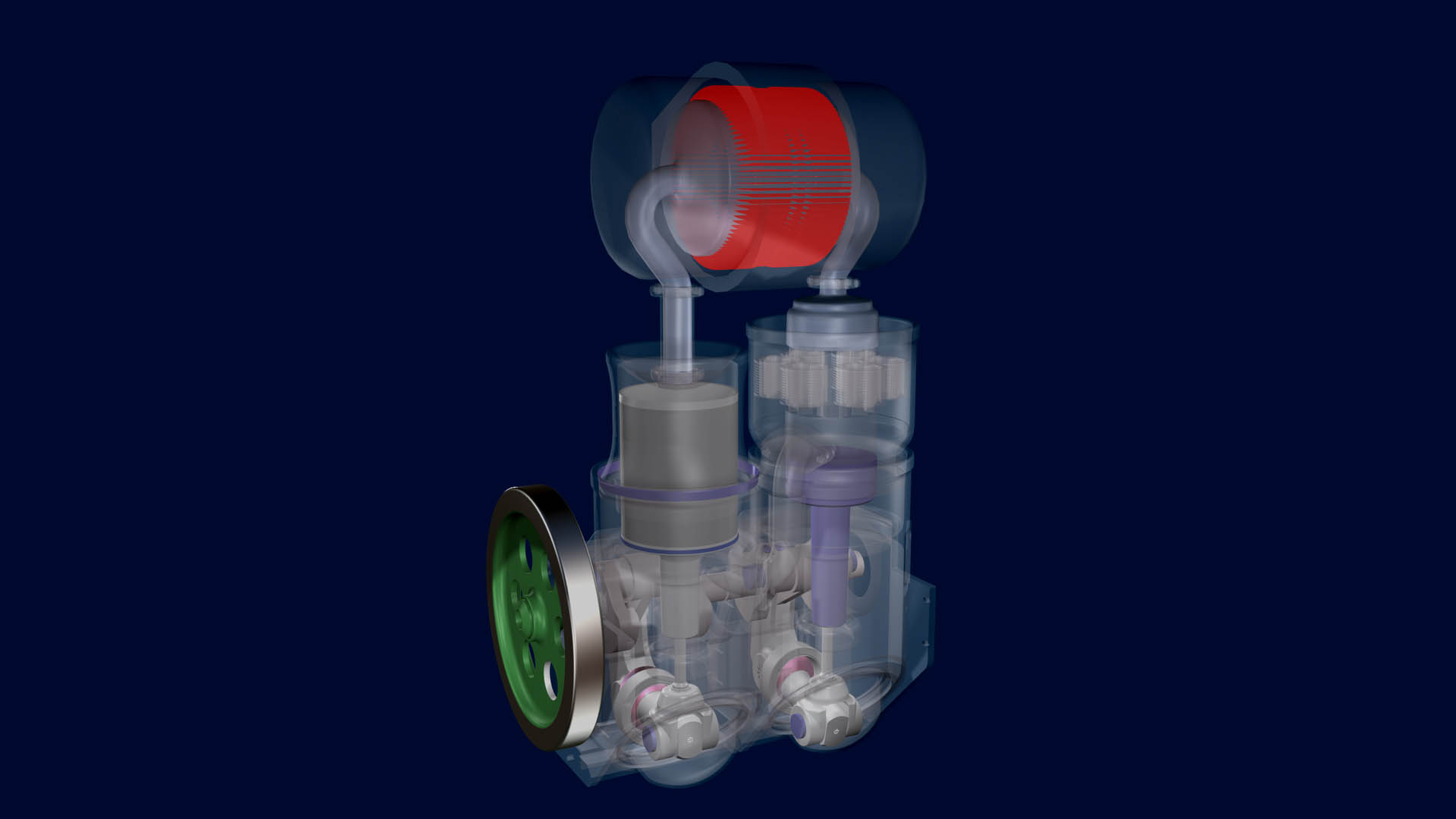 1993-1997: Stirling engine development
